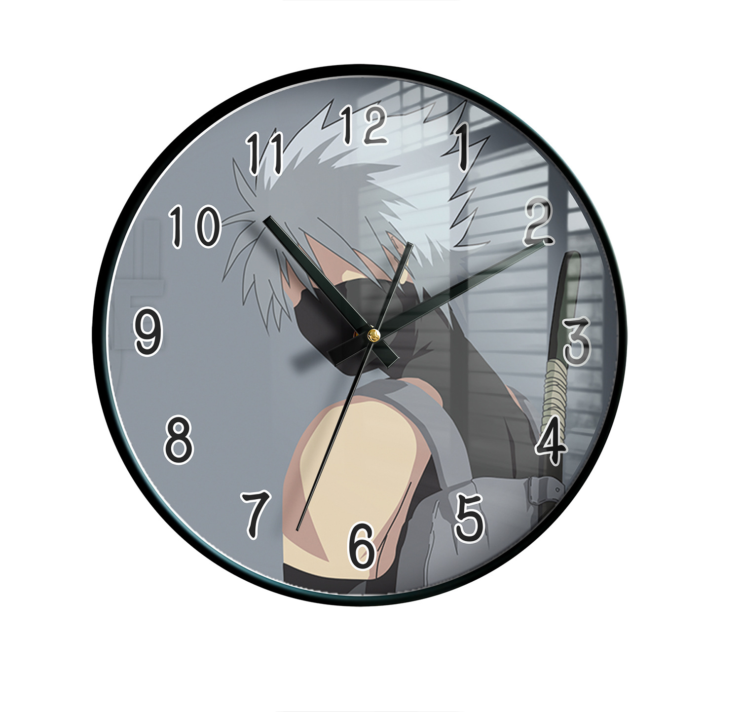 naruto anime wall clock