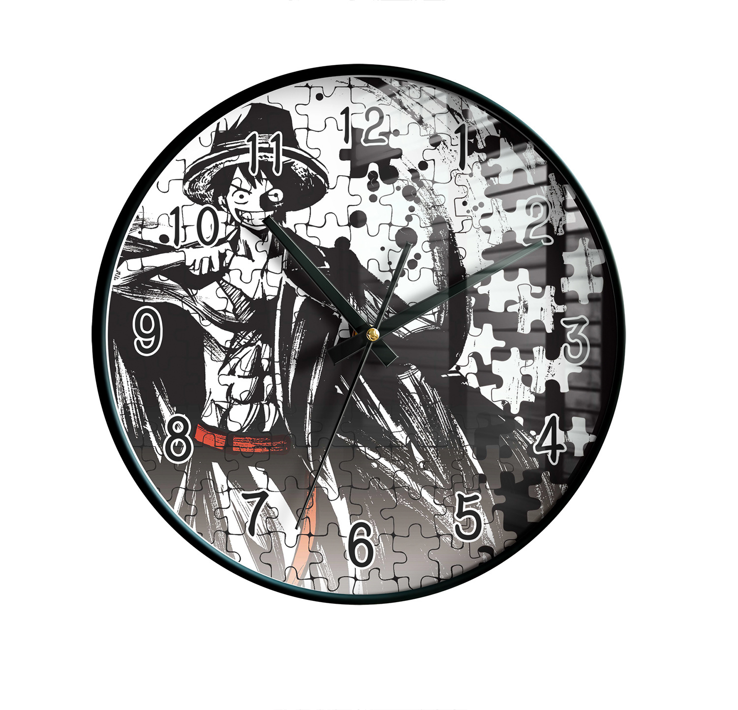 one piece anime wall clock