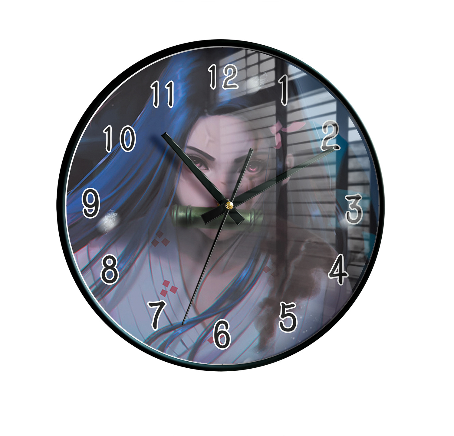 demon slayer kimets anime wall clock