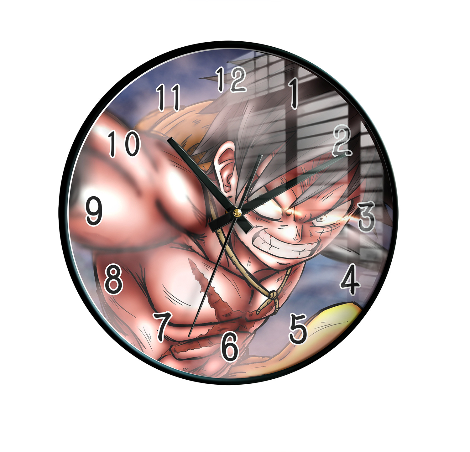 one piece anime wall clock