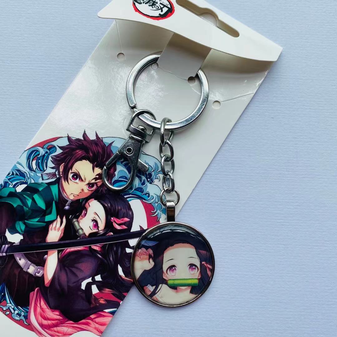 demon slayer kimets anime keychain