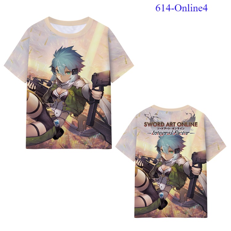 Sword Art Online anime T-shirt 5 styles