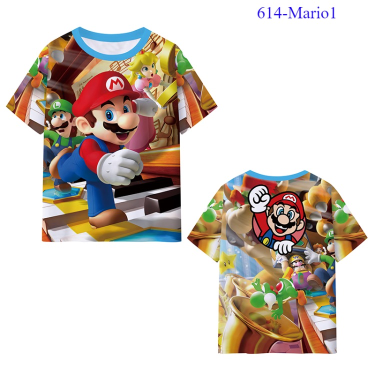Super Mario Bros. anime T-shirt 5 styles