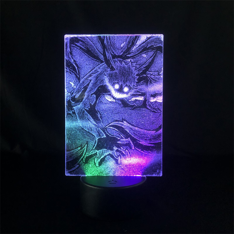 Naruto anime 7 colours LED light