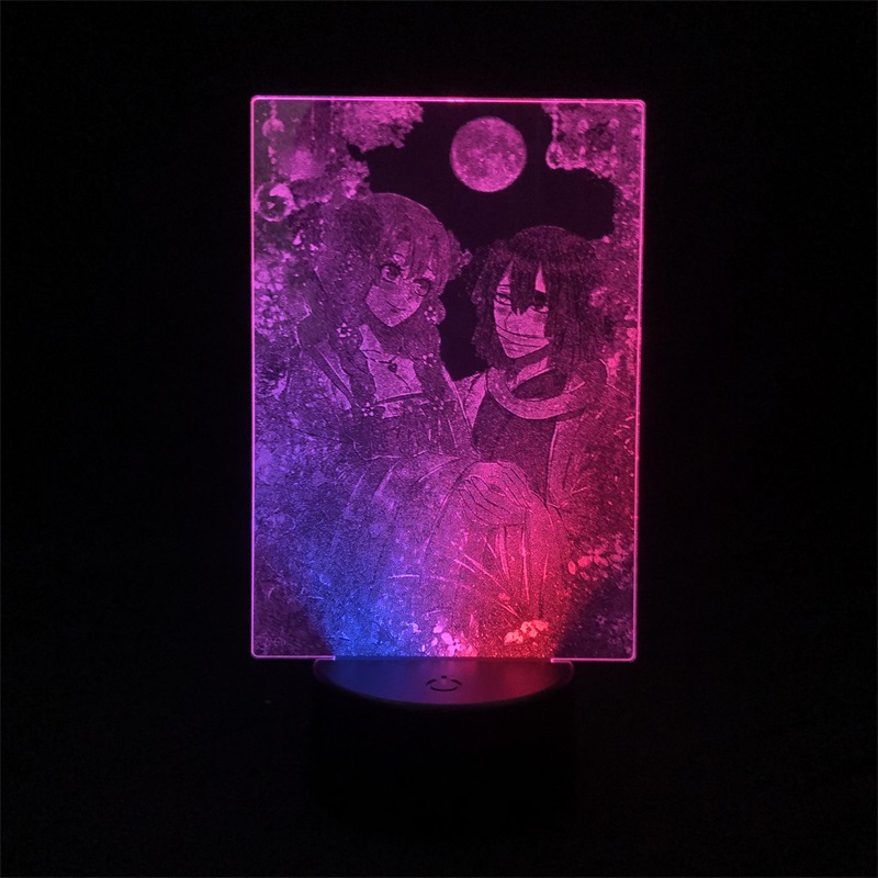 Demon Slayer Kimets anime 7 colours LED light