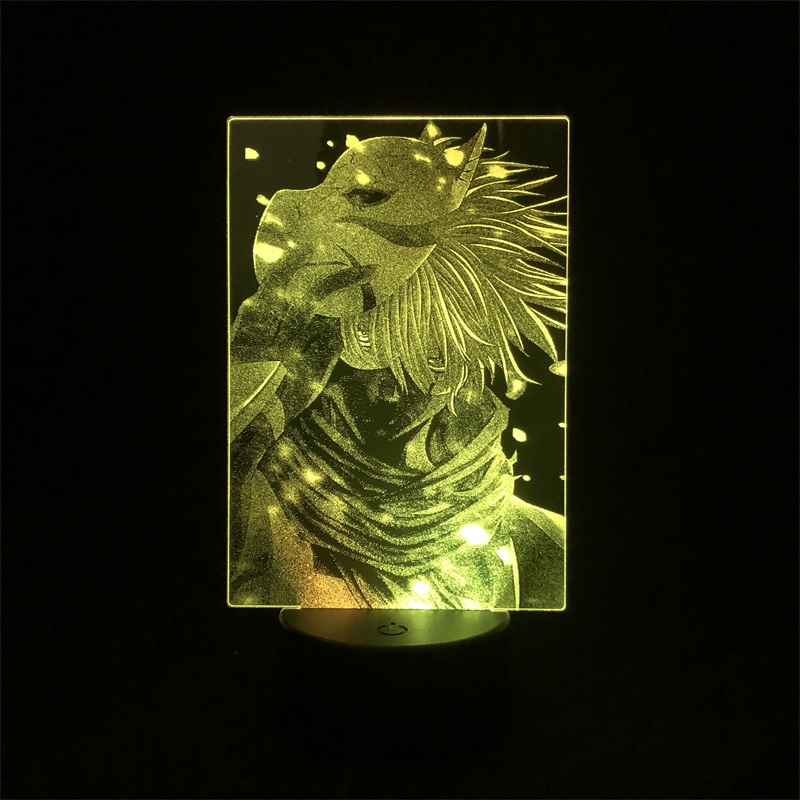 Naruto anime 7 colours LED light