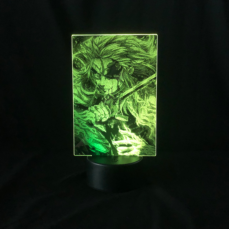 Demon Slayer Kimets anime 7 colours LED light