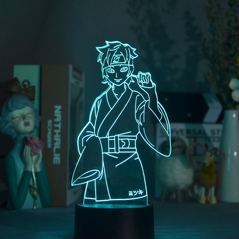 Naruto anime 7 colours LED light