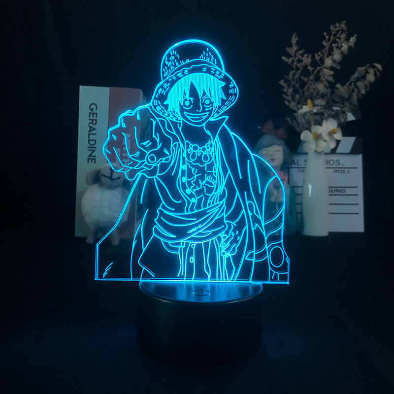 One Piece anime 7 colours LED light