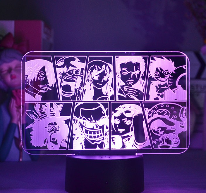 One Piece anime 7 colours LED light