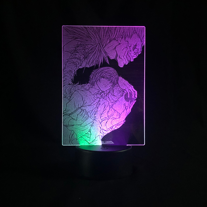 death note anime 7 colours LED light