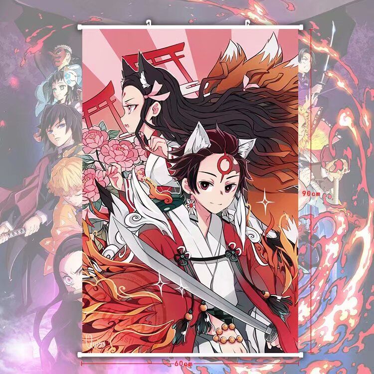 demon slayer kimets anime wallscroll 60*90cm