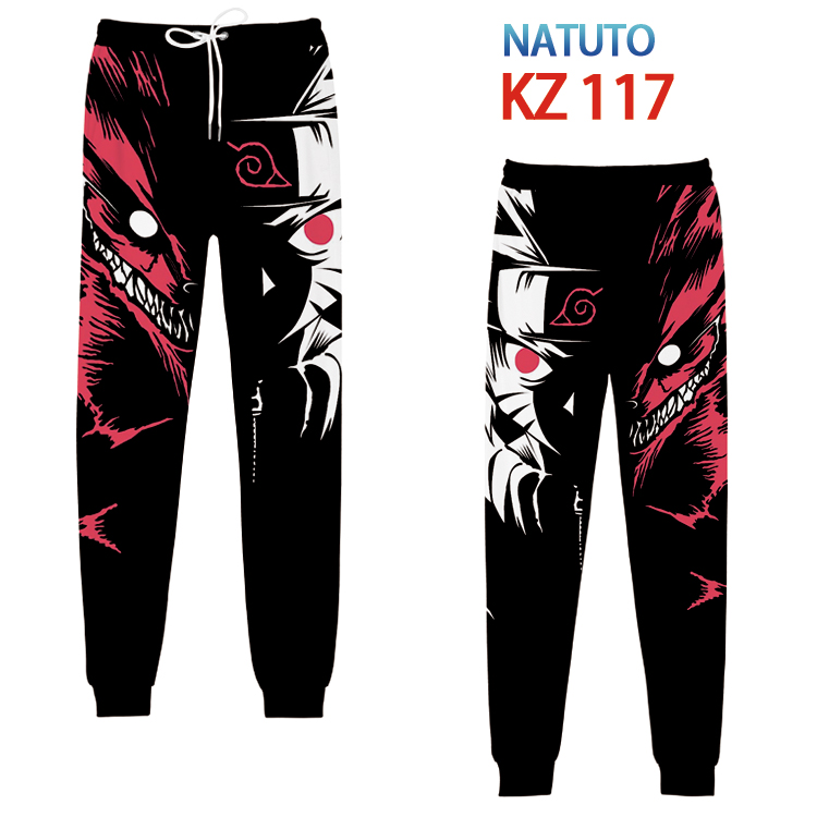 naruto anime Trousers sweatpants