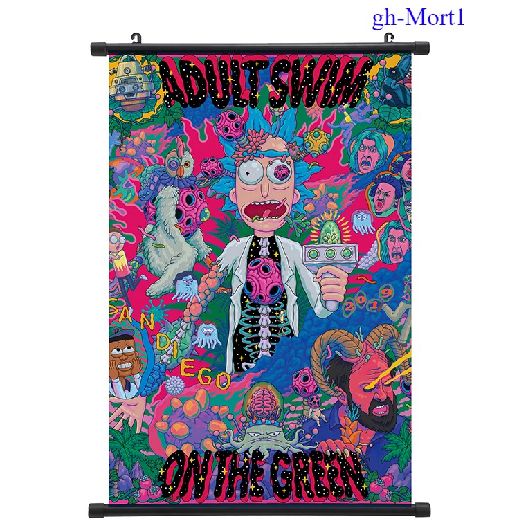 Rick and Morty anime wallscroll 12 styles