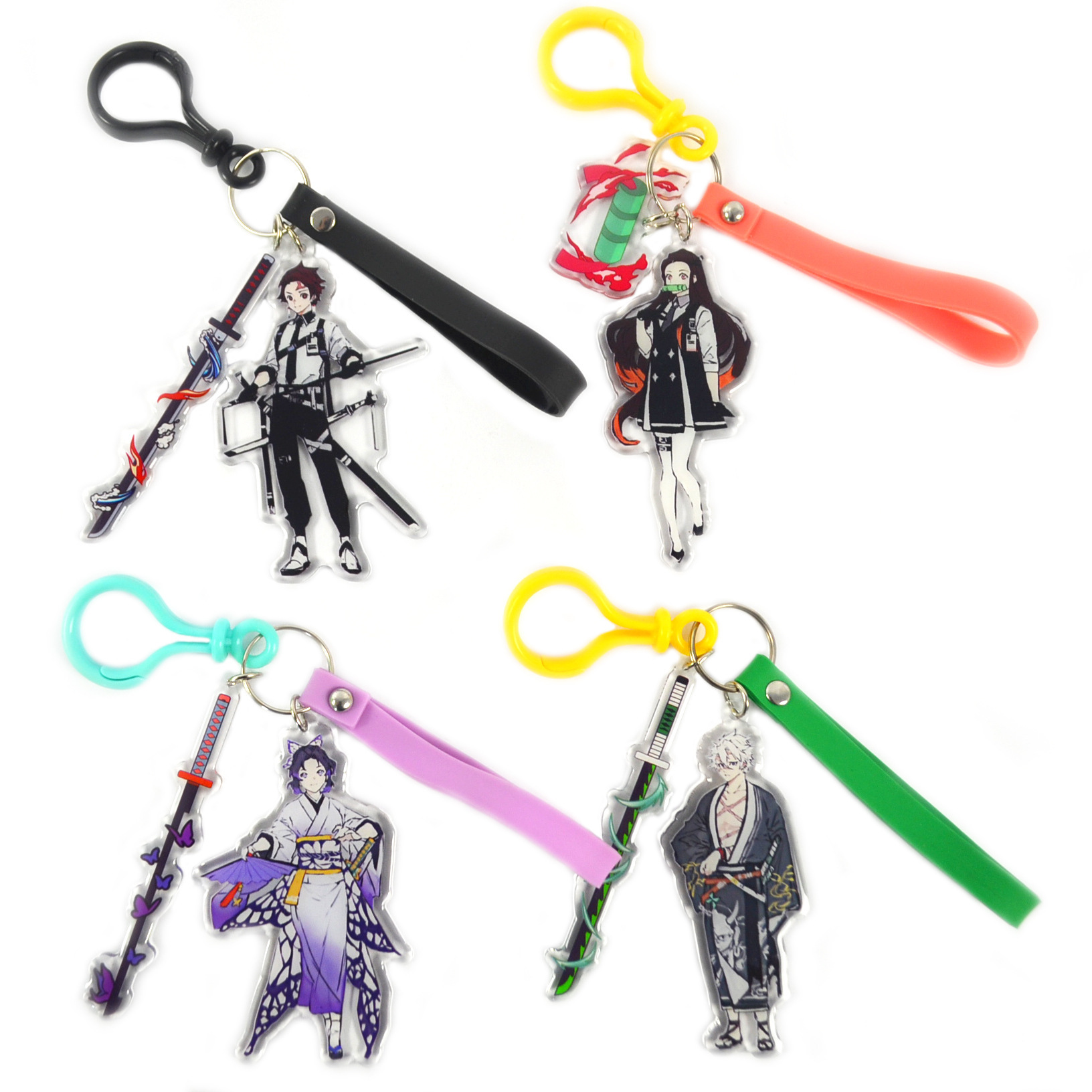 demon slayer kimets anime keychain