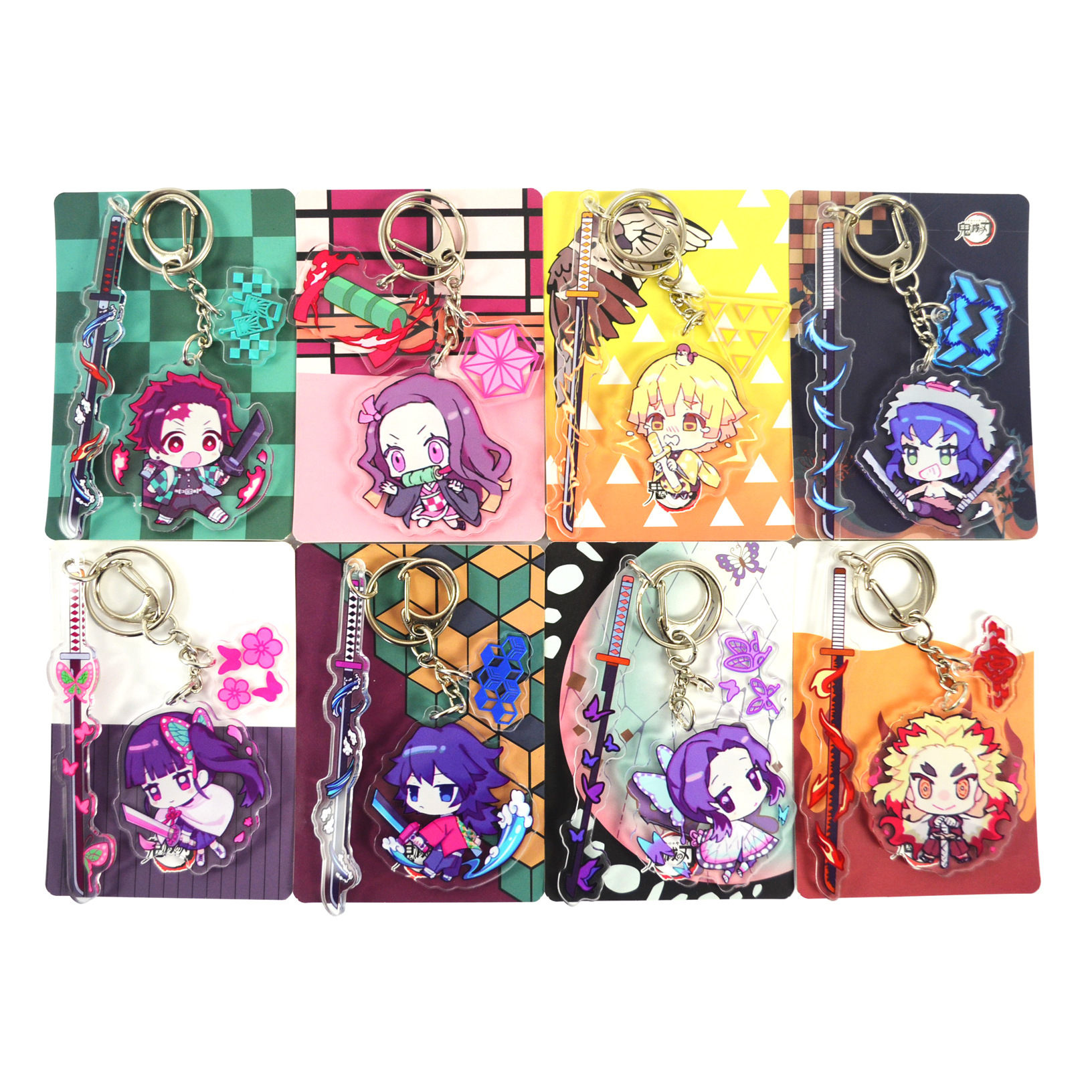 demon slayer kimets anime keychain