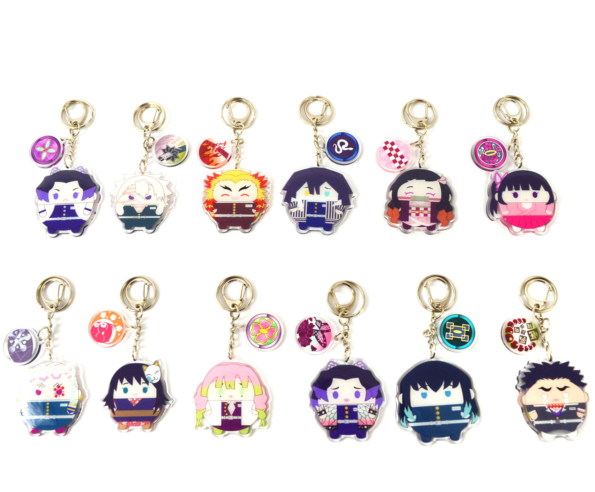 demon slayer kimets anime keychain