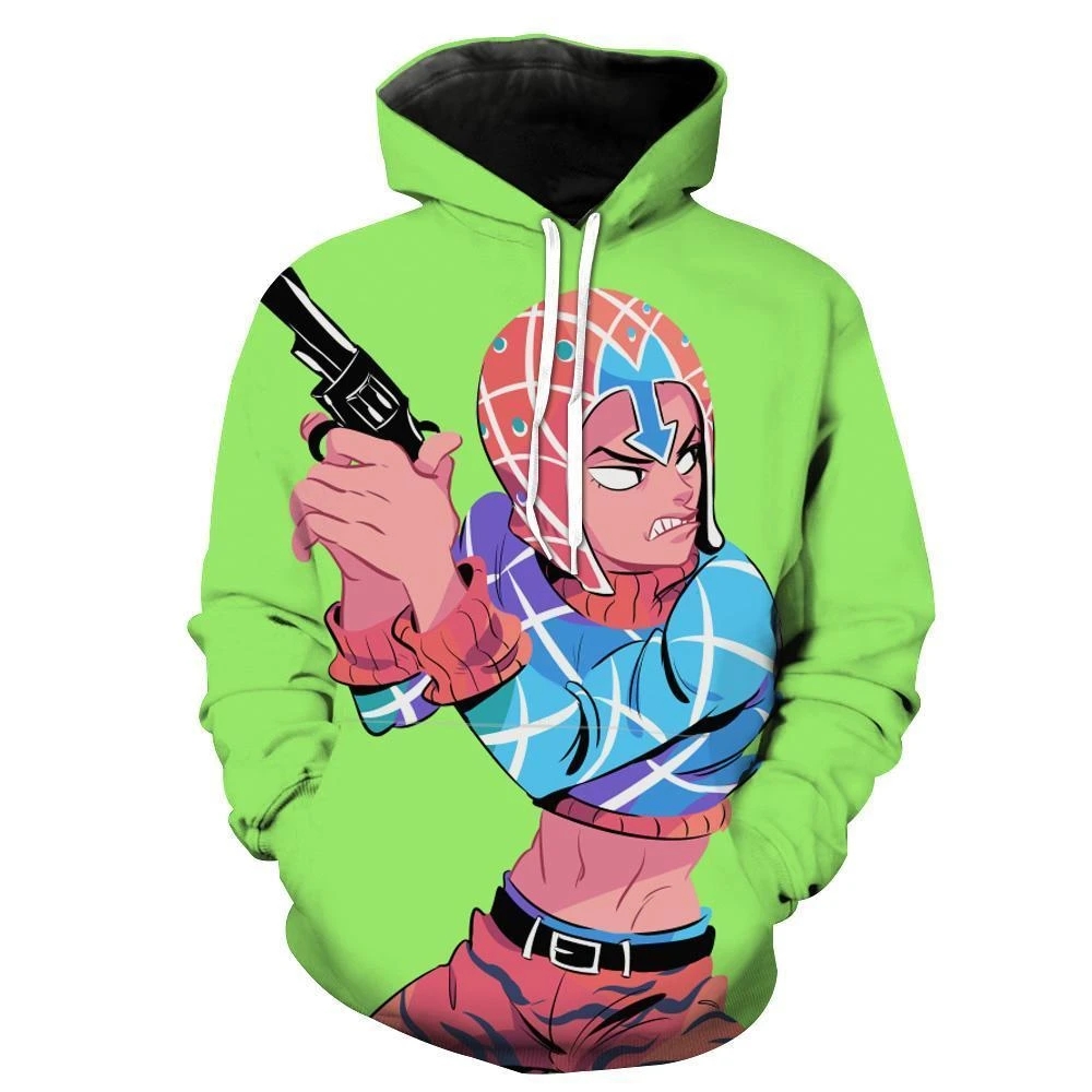 JoJos Bizarre Adventure anime hoodie