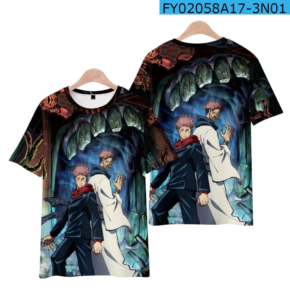 jujutsu kaisen anime tshirt