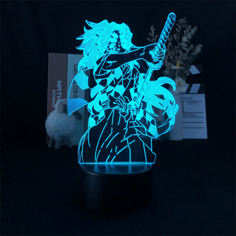 demon slayer kimets anime 7 colours LED light