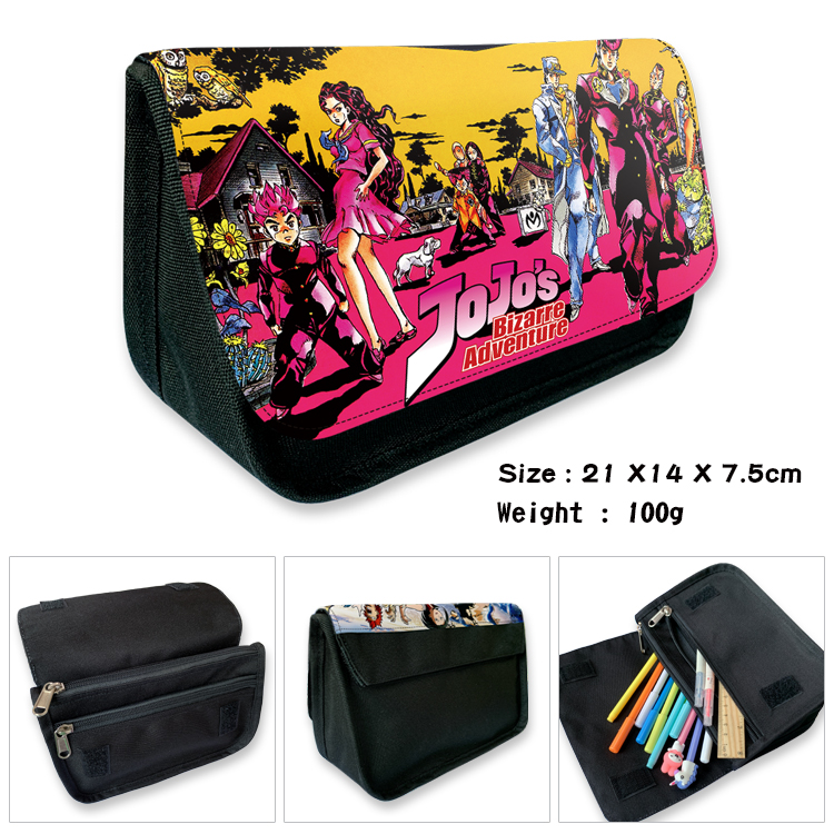 Jojos Bizarre Adventure anime pencil bag 14 styles