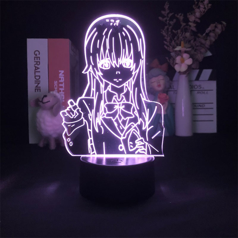 A Silent Voice Shouko Nishimiya anime 7 colours LED light