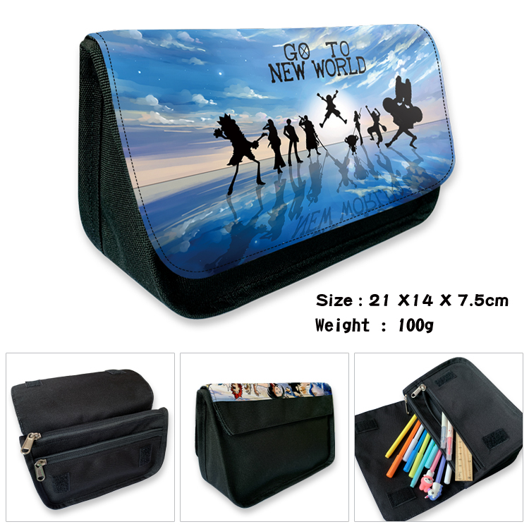 One Piece anime pencil bag 12 pcs