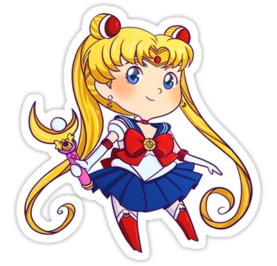 SailorMoon anim car sticker