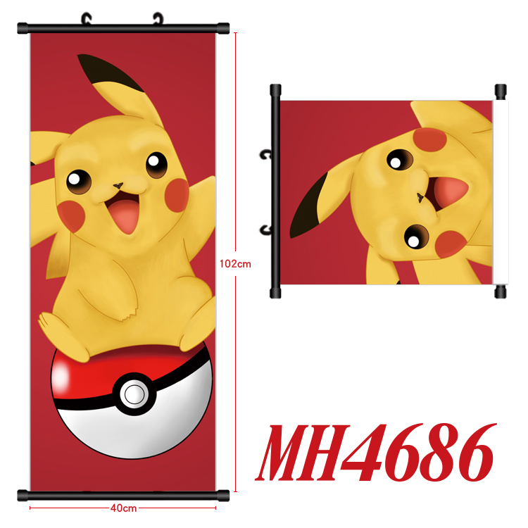 pokemon anime wallscroll 40*102cm