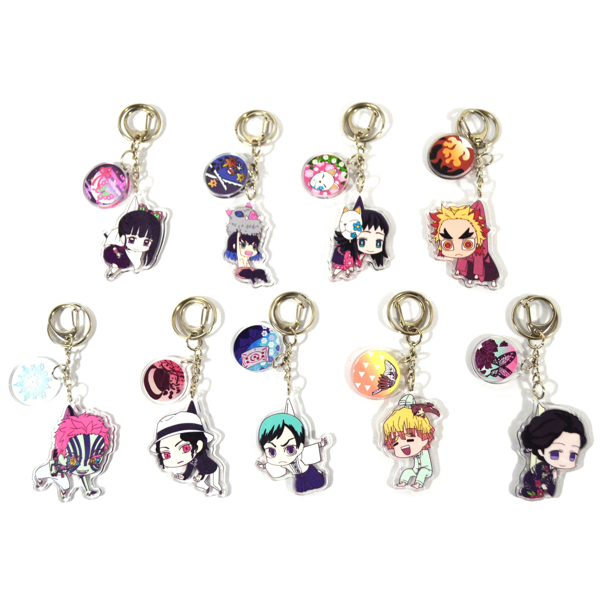 demon slayer kimets anime keychain