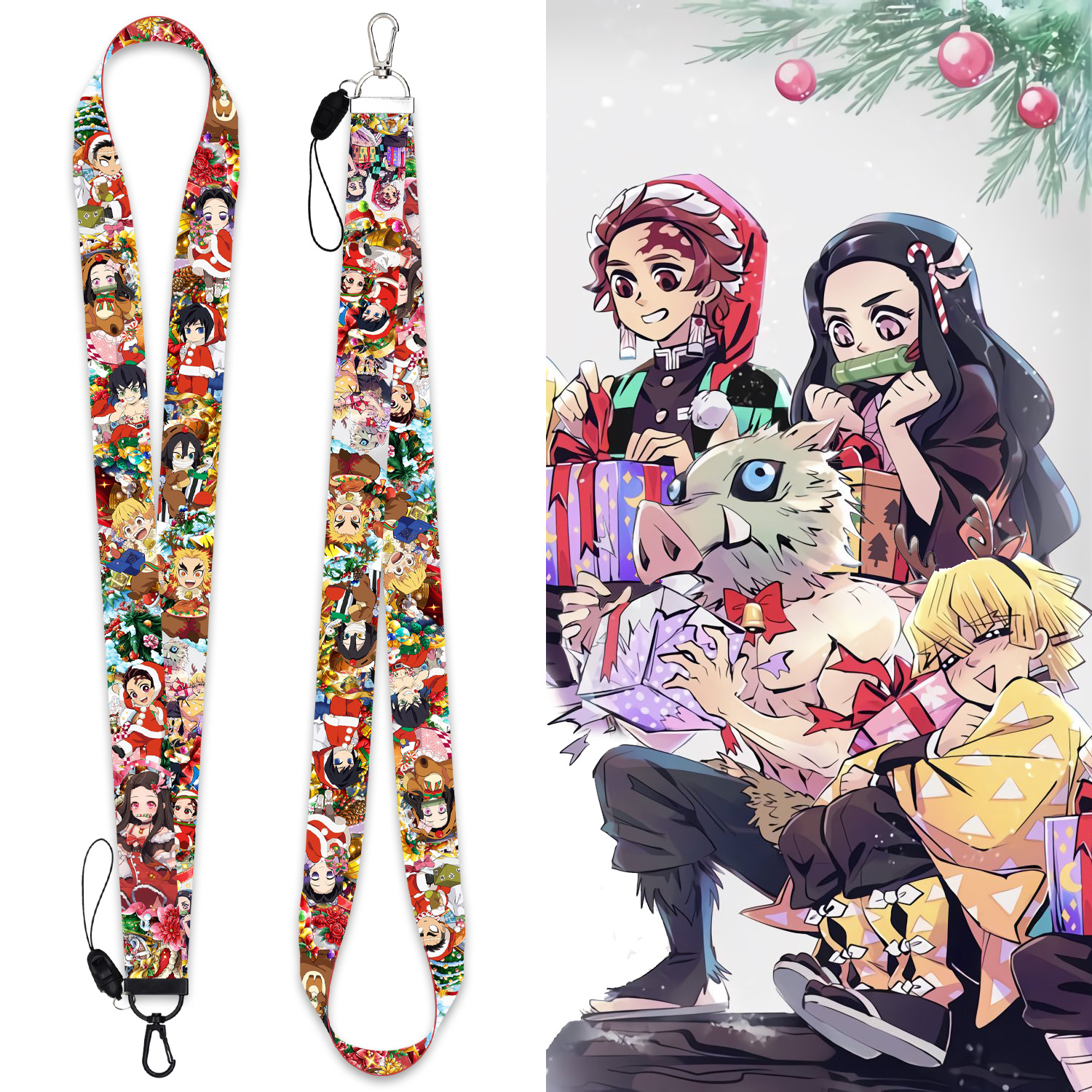 demon slayer kimets anime lanyard phonestrap 2.5cm*45cm