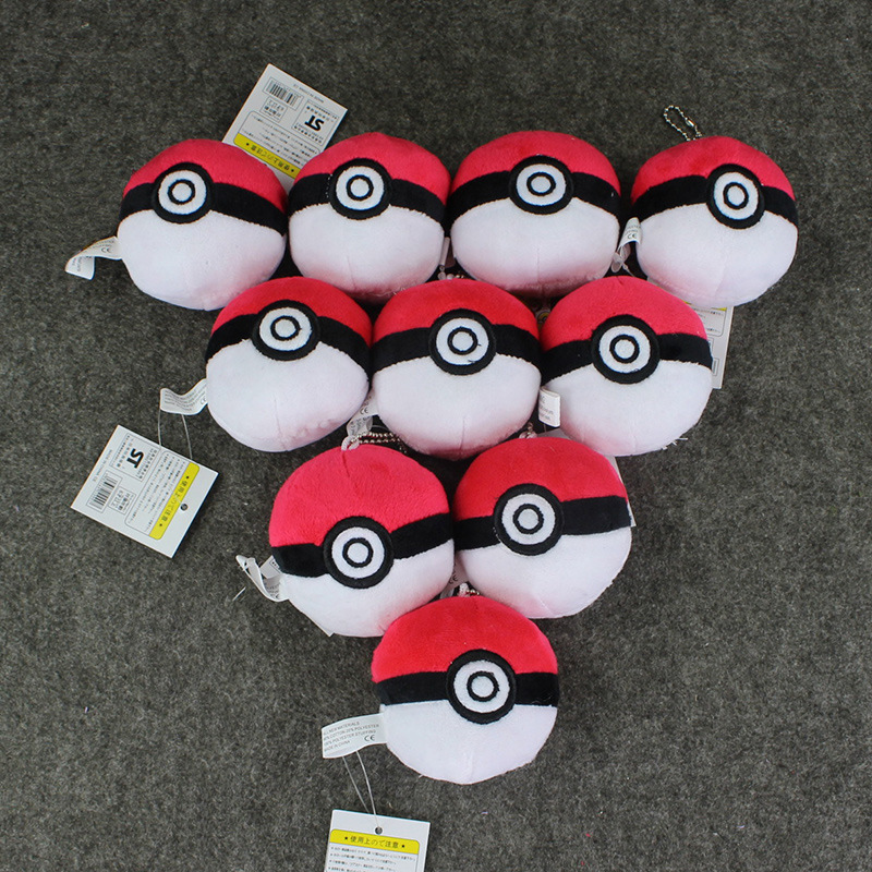 pokemon anime plush for 10 pcs/set 9cm