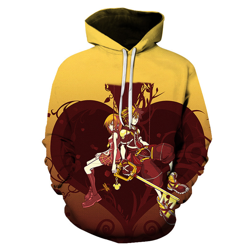 kingdom hearts anime hoodie