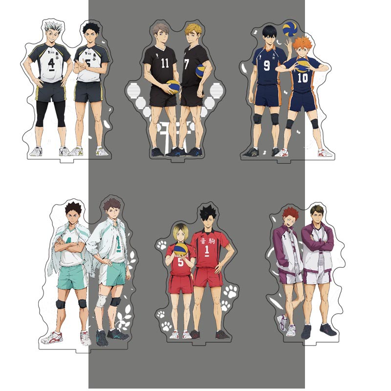 haikyuu anime standing plate 15cm