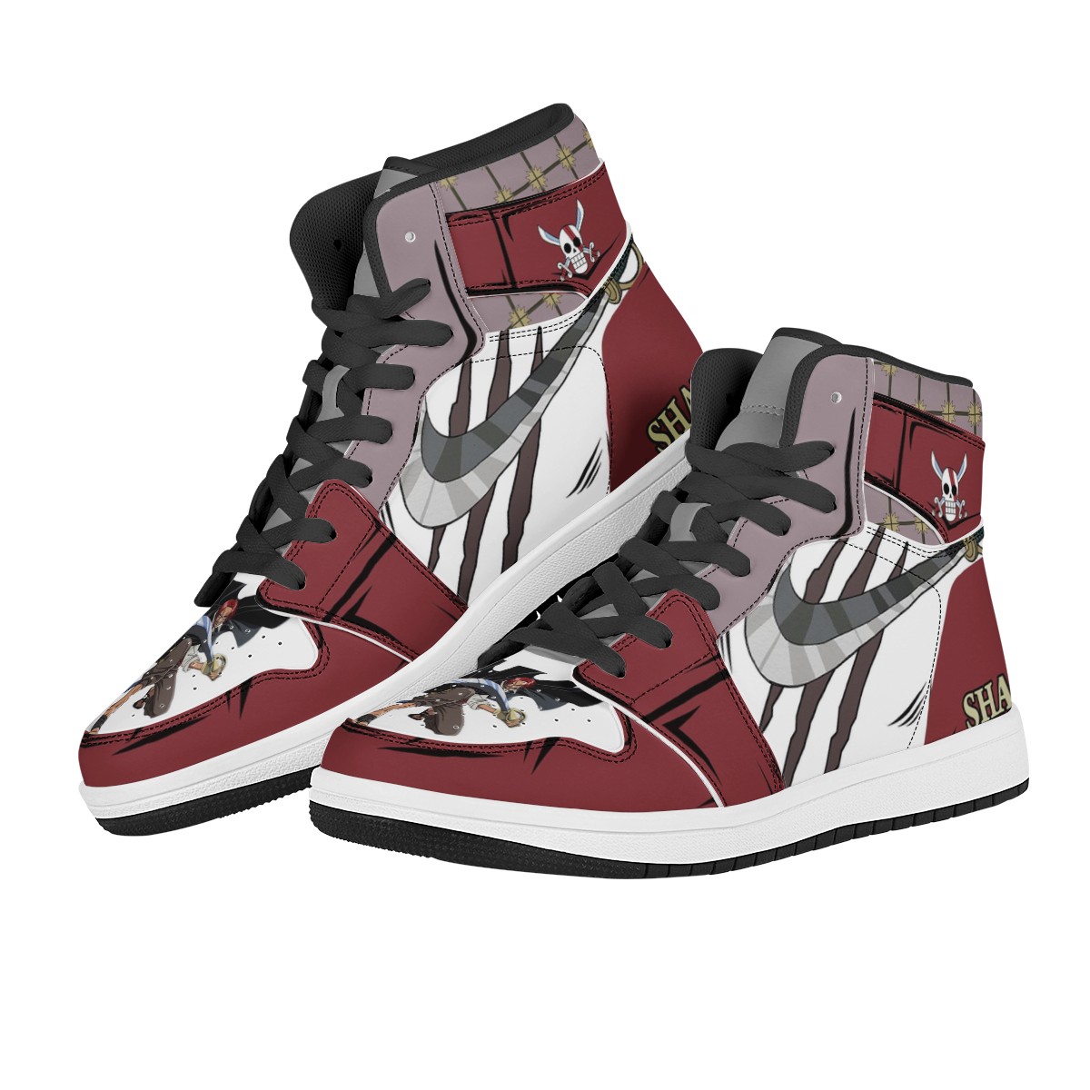 one piece anime sneakers shoe US men size 6-15,women size 5-12