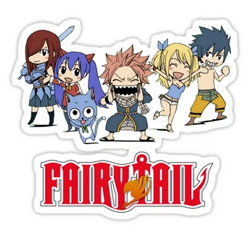 Fairy tail anime car sticker