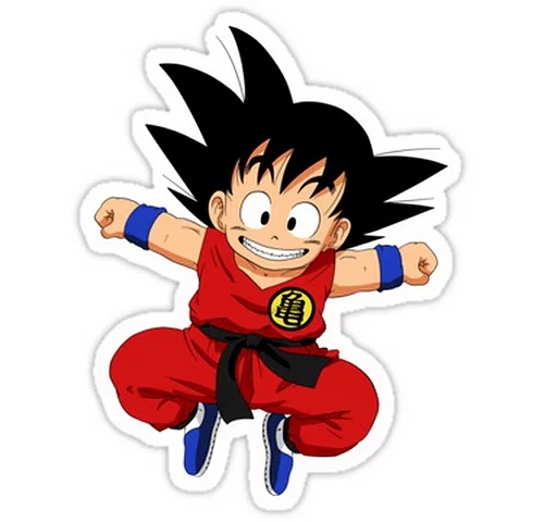 dragon ball anime car sticker