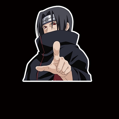 naruto anime car sticker