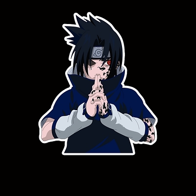 naruto anime car sticker