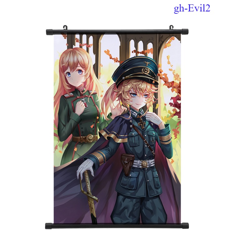 Saga of tanya the Evil anime wallscroll 60*90cm