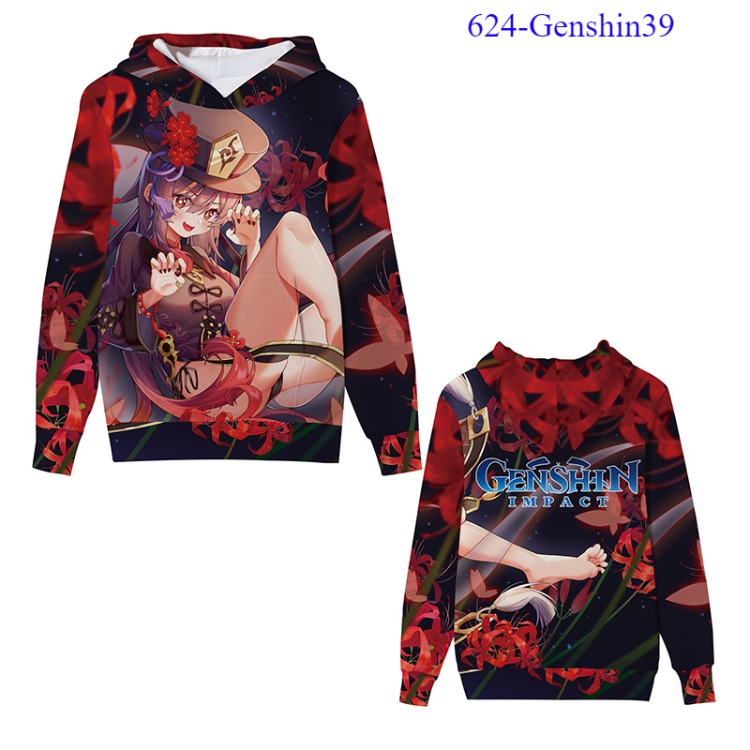 Genshin Impact Noelle anime hoodie