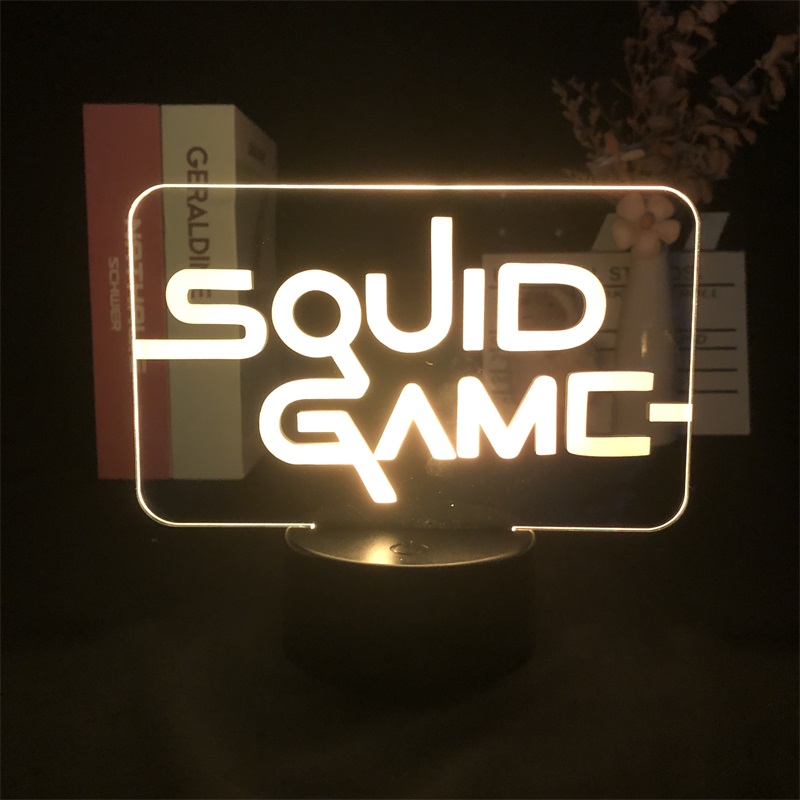 Squid Game 7 colours LED light