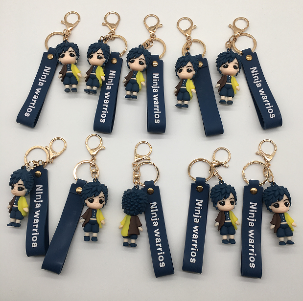 demon slayer kimets anime keychain for 10 pcs 7cm