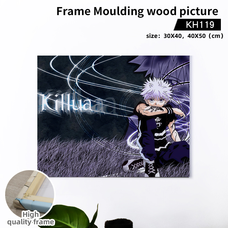 hunter anime Wooden frame painting 30*40cm