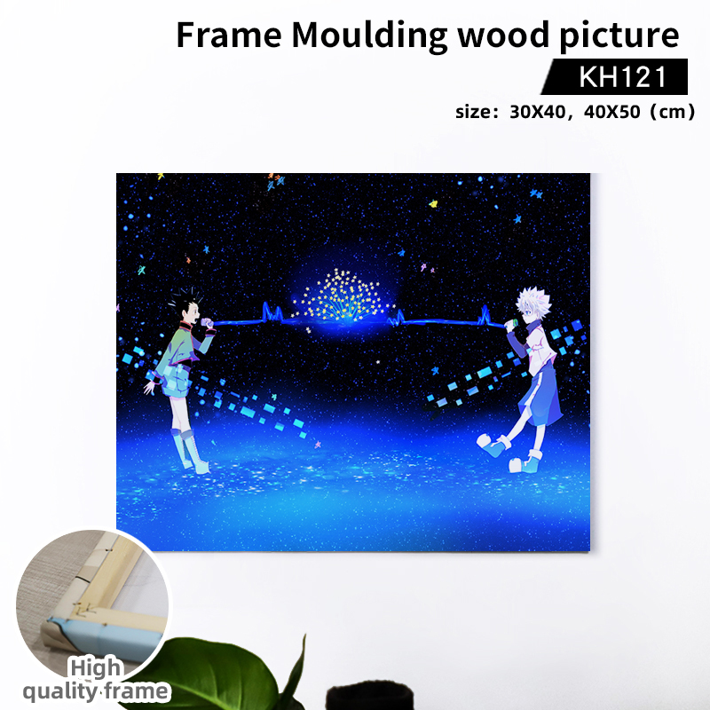 hunter anime Wooden frame painting 40*50cm