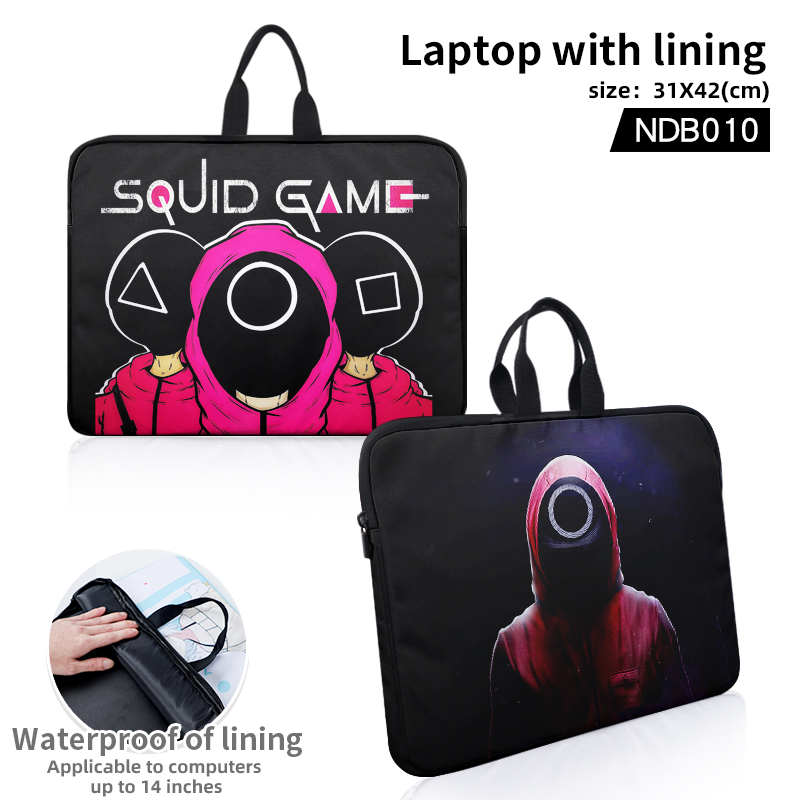 Squid Game laptop with lining