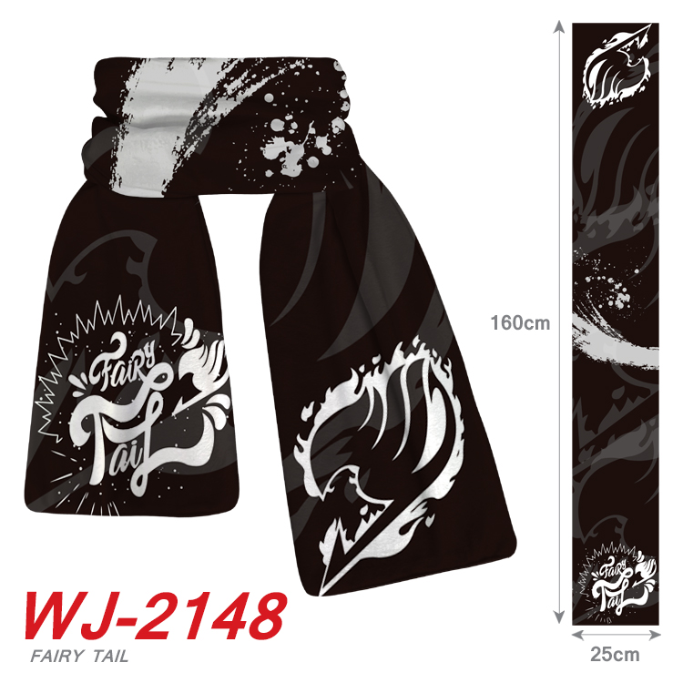 fairy tail anime scarf 160*25cm