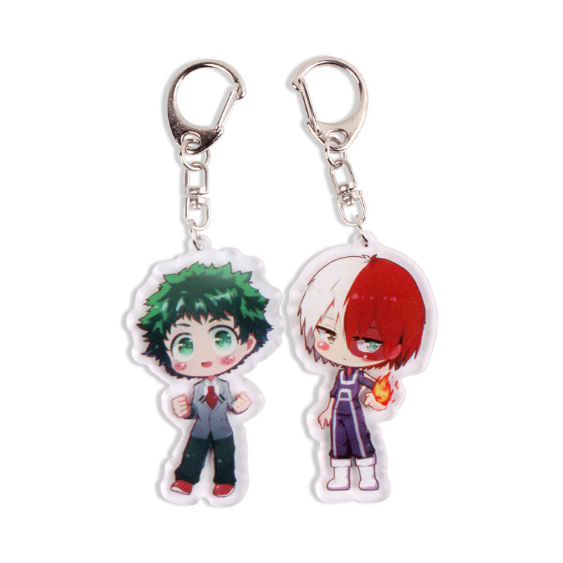 my hero academia anime keychain