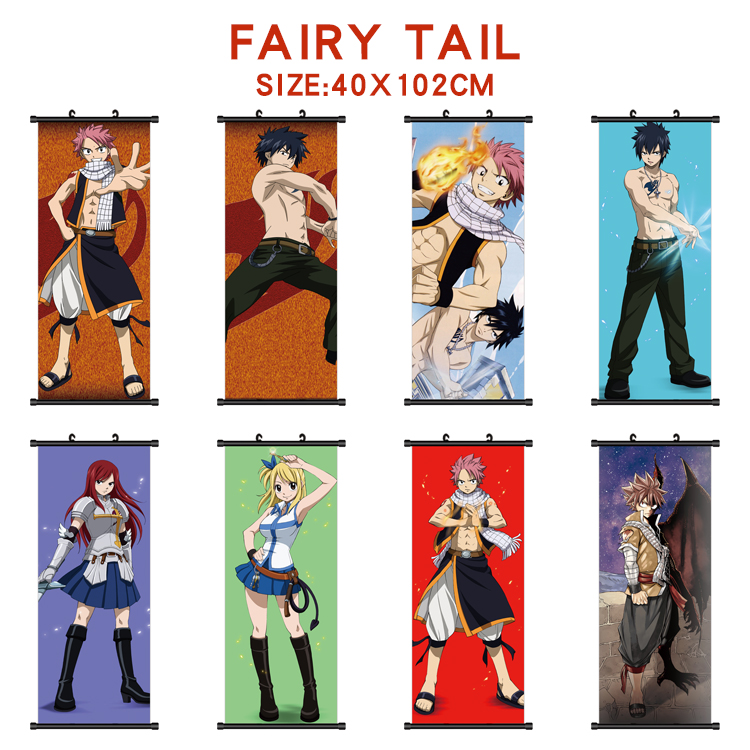 fairy tail anime wallscroll 40*102cm
