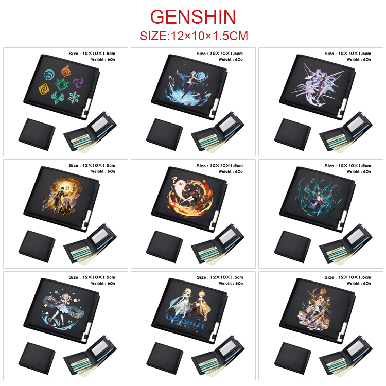 Genshin Impact Noelle anime wallet
